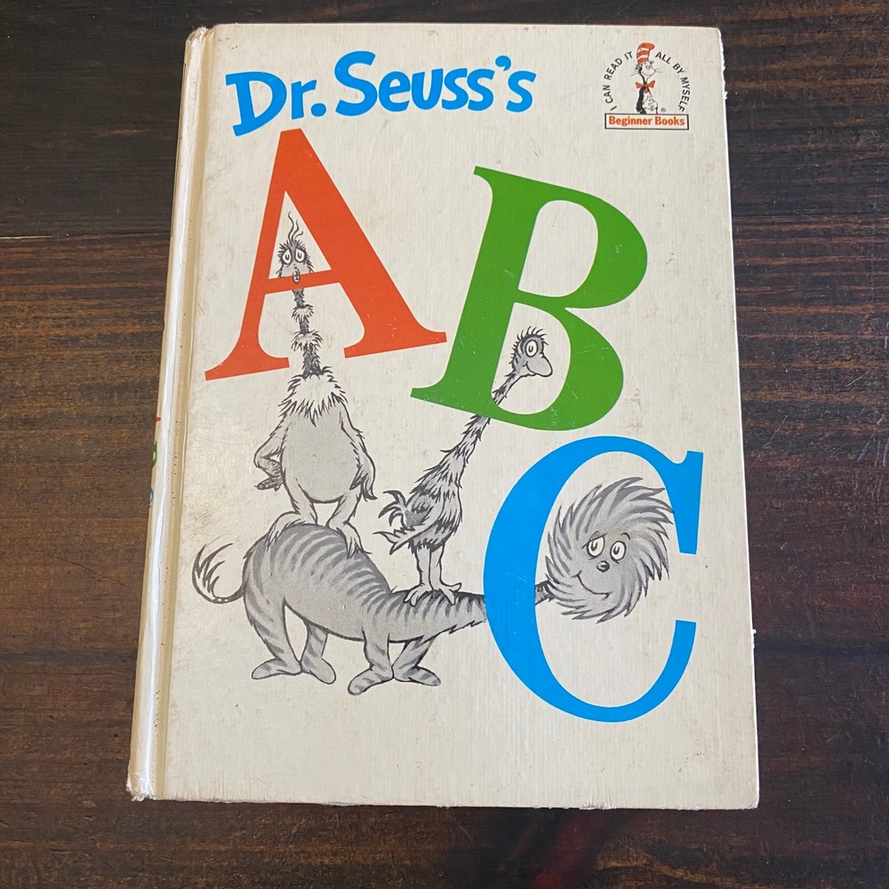 Dr.‎ Seuss ABC Hardcover Beginner Book Vintage 1963 First Edition Alphabet